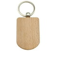 thumbnail image 4 of relayinert 1/2/3/5 Wood Key Chain Craft Blank Keyring Gift Personalized Pendant Hanging Outdoor Holder Handicraft Organizer Accessory Type 8 5PCS, 4 of 6