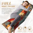 thumbnail image 7 of Rateoe Long Body Pillow Cover, 20x54 Inches Body Pillow Cases, Soft Brushed Microfiber Zipper Design, Rusty Rocket Launch -Pillows Not Included, 7 of 7