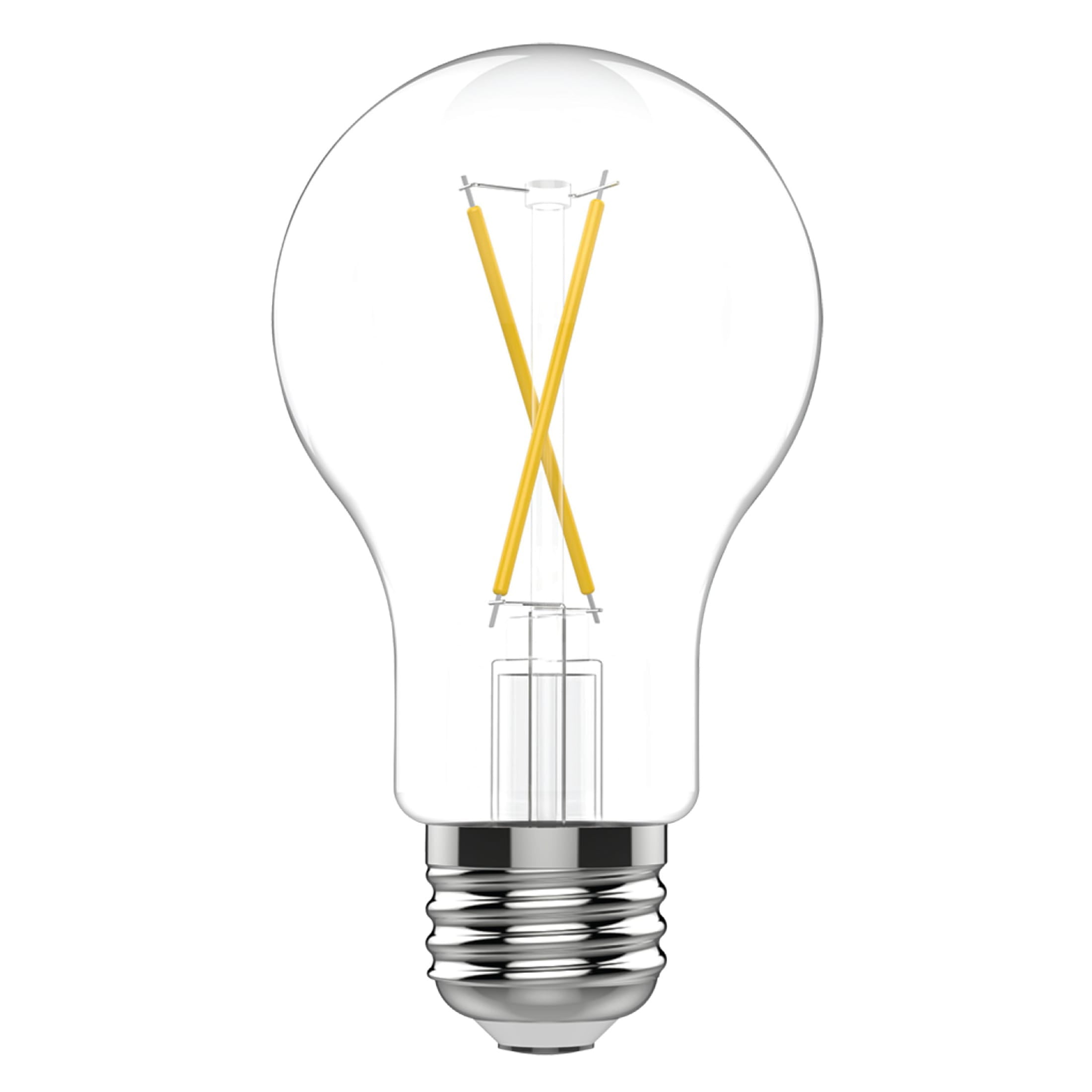 GE Refresh HD LED Light Bulbs, 40 Watts, Daylight, A19 Bulbs, Medium Base, Clear Finish, 4pk