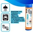 thumbnail image 4 of Sistema Antisarro para Cisternas de 1100 a 2500 L. Tratamiento 6 Meses Previene formación de Sarro en tinaco, cisterna, depósito y tuberías, Cartucho ablandador de agua para tinacos y cisternas, 4 of 6