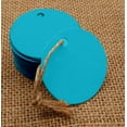thumbnail image 4 of 100 Pcs Round Blank Cardstock Hang Tag Wedding Party Favor Gift Tags With Free Natural Jute Twine - Colors Available, 4 of 6