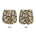 thumbnail image 3 of Balery Ladybugs And Flowers On A Wooden Pantalones cortos deportivos para mujer con forro y dos bolsillos, elásticos, para entrenamiento, gimnasio, yoga-XX-Large, 3 of 7