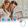 thumbnail image 2 of Conjunto de collar, pendientes y pulsera de cristal para mujer, regalo de San Valentín, collar de aleación., 2 of 9