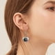 thumbnail image 3 of 1 Pair Women Earrings Exquisite Fine Workmanship Eye-catching Electroplating Comfortable to Wear Dre----Black--Product code 65761 Black, 3 of 5