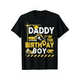 thumbnail image 2 of Construction-Themed 'Daddy of the Birthday Boy' T-Shirt | 100% Cotton | Unisex Black Crew Neck | Short Sleeve | Casual & Party Wear | Machine Washable | Multi-Size S-XXXL | Ideal for All Seasons, 2 of 9