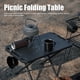 thumbnail image 5 of Mesa de Camping de Aluminio Mesa de Camping Plegable de Acero Inoxidable Fácil de Montar Hebilla Conveniente Evita la oxidación Fuerte Capacidad de Carga para Uso en Exteriores ANGGREK Otros, 5 of 8