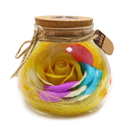 

Led Rgb Rose Lamp Flower Bottle Night Light Remote Control Rose Bulb Lights