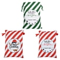 thumbnail image 3 of De Papá Noel De Navidad De Gran Capacidad Bolsa De Regalo De Rayas Verdes De Navidad Bolsa De Lona Plegable Con Cordón 2021 Bolsas Kearding HA041406-01, 3 of 6