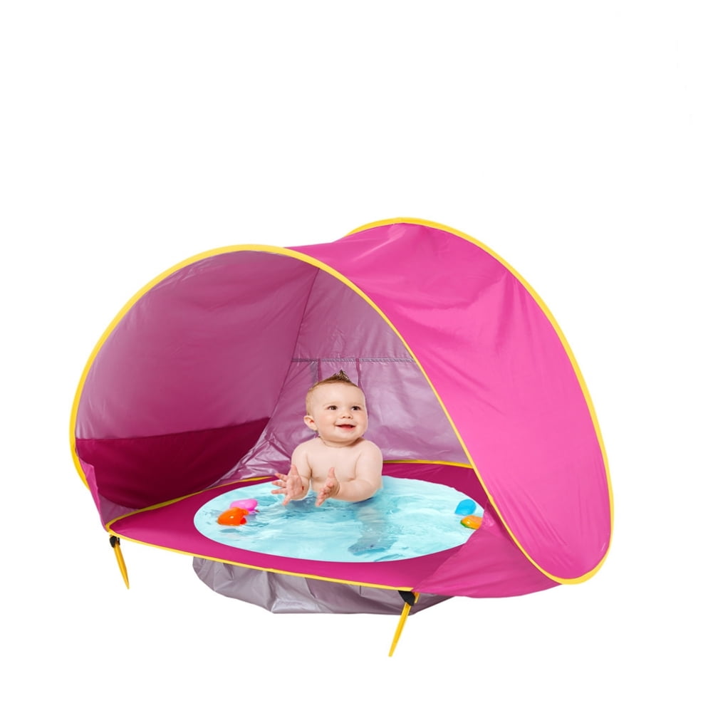 Baby Beach Tent with Pool,2022 Upgrade Easy Fold Up & Pop Up Unique