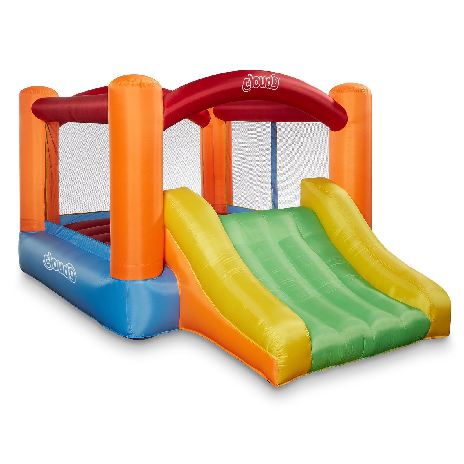 Inflatable Bounce House Castle Kids Moonwalk Jumper Slide Bouncer w/ 450W Blower 