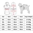 thumbnail image 2 of 1 Uds (9XL 、 amarillo) cubierta trasera impermeable para perros pequeños para pasear al perro en clima lluvioso ropa para mascotas Sincero Electrónica, 2 of 5