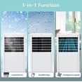 thumbnail image 6 of 8,000 BTU 3-in-1 Portable Air Conditioner – Efficient Cooling, Dehumidifier & Fan – For Rooms up to 350 sq.ft. – Remote, 24H Timer, Easy Move, Window Kit – System Default Color, 6 of 7