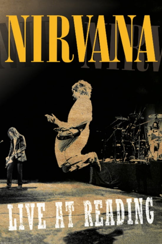NIRVANA ~ LIVE AT READING 24x36 MUSIC POSTER Kurt Cobain Dave Grohl NEW/ROLLED! 