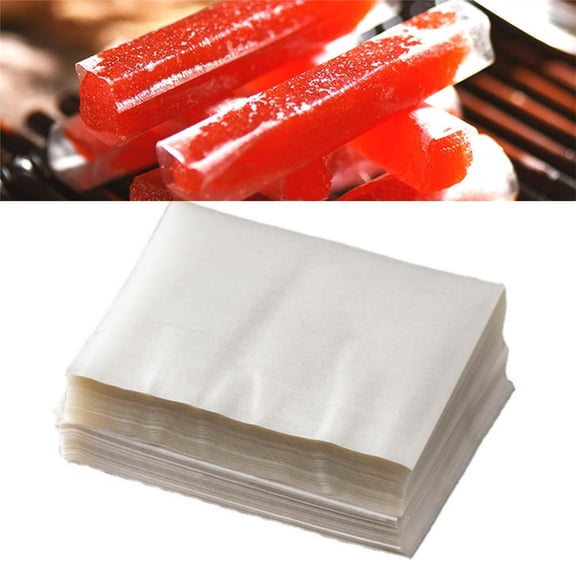 1200 Pieces Transparent Edible Paper,2.3x3.1 inch White Glutinous Rice Paper,Candy Coated Wrapping Sheets,for Sugar Candy Cake Caramel Toffee Chocolate Nougat By Scheam