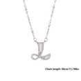 thumbnail image 3 of HYLLai Name Necklace for Women, Customizable Initial Pendant, Silver Plated Chain, Personalized Gift for Mom, Daughter, or Friend (L), 3 of 4