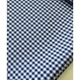 thumbnail image 2 of Gingham Checked Fabric by The Yard – 1/8” Poly Cotton Poplin, 60” Wide – Checkered Fabric for Tablecloths, Dresses, Curtains, Crafts – Multiple Colors – Sew The Trend (5 Yard, Royal Blue), 2 of 3