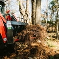 thumbnail image 6 of Titan 60" Tine Bucket Silage Rake Manure 49" Hay Bale Skid Steer Loader Tractor, 6 of 9