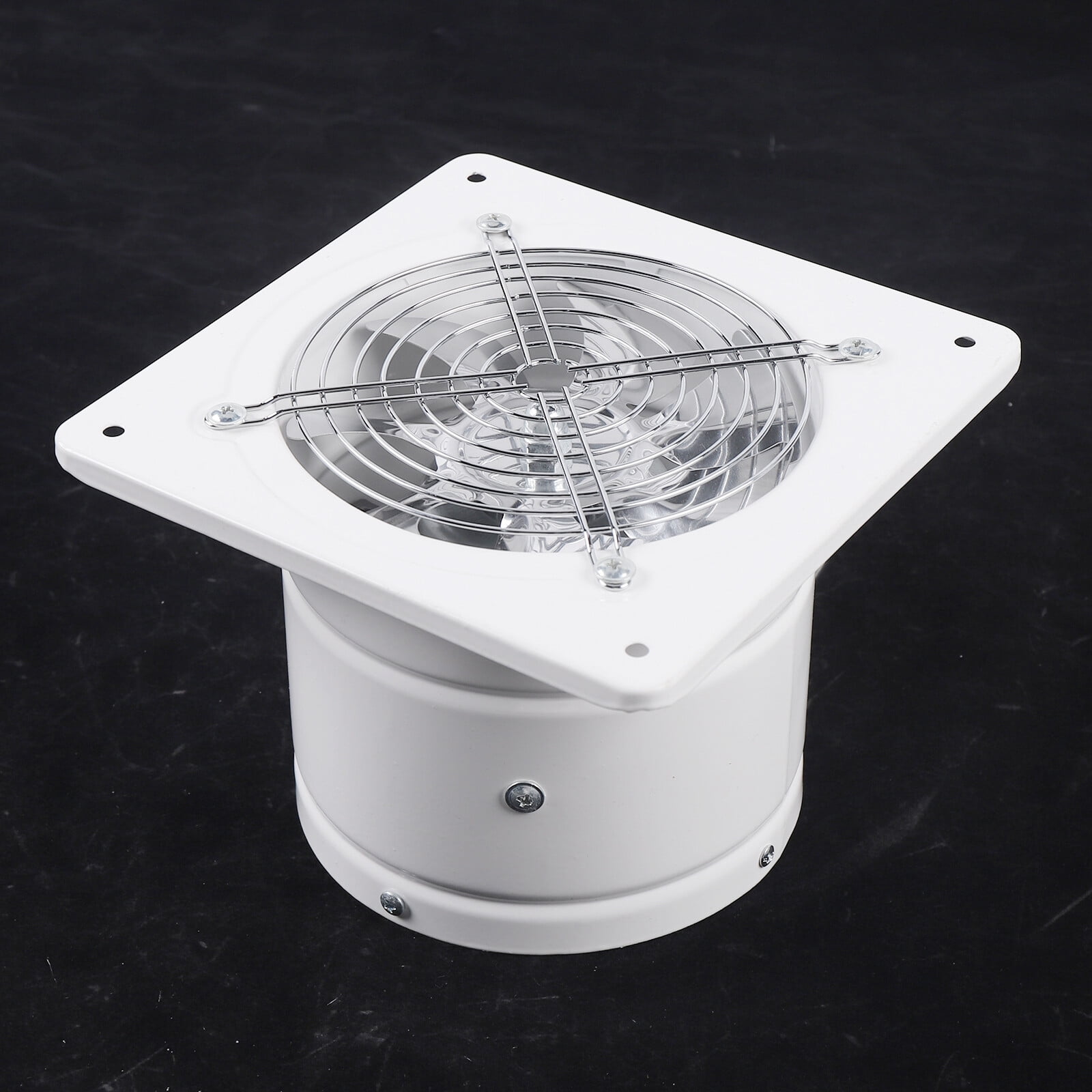 Denest 5657 6'' Duct 650㎡/h 40W 110V Iron Exhaust Fan Type 50 dB, 2800 r/min for Bathroom - White