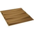 thumbnail image 6 of Ekena Millwork 19 5/8"W x 19 5/8"H Naomi EnduraWall Decorative 3D Wall Panel, Bright Coat Gold (Covers 2.67 Sq. Ft.), 6 of 6