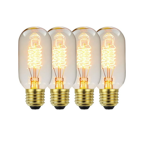 Bombilla De Luz E27 Retro E27, Bombilla De Tornillo, Bombilla De Lámpara Vintage, Bombilla De Iluminación Cálida, Lámpara De Ahorro De Energía, Globo Para Iluminación Del Hogar Y Dormitorio Scienceny HA026585-02