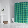 thumbnail image 2 of Yellow Lemon Fruit Slices Blue Pattern Shower Curtain 72"x72" ,Bathroom Decorative Shower Curtains Set with 12 Hooks,Modern Waterproof Washable Shower Curtain, 2 of 6