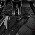 thumbnail image 4 of Lasfit Floor Mats for 2018-2022 Honda Odyssey, All-Weather Fit TPE Floor Liners Set, 1st & 2nd & 3rd Row, Black, 4 of 13
