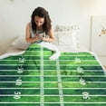 thumbnail image 3 of American Football Throw Blanket Soft Cozy Warm Fuzzy Thick Bed Couch Sofa Blankets for Sport Fans Kids Adults Gifts 50"x60", 3 of 6