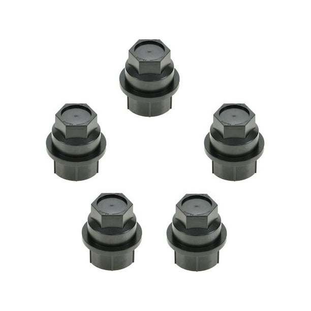 Wheel Lug Nut Cap 5 Piece Set Compatible with 1996 2002 GMC Savana