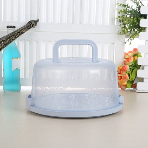 PWFE Cake Carrier Holder Cover Large Round Container with Collapsible