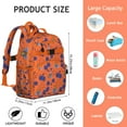 thumbnail image 6 of Honeybee Lover School Backpack with Yellow Hive Cartoon, Bee Print Design, and Cute Bumble Bee Pattern for Students, 6 of 6