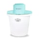thumbnail image 1 of Máquina para hacer helados eléctrica Nostalgia – Estilo salón, antigua máquina para hacer helados suaves que hace yogur helado o helado en minutos – Divertido aparato de cocina – Blanco – 4 cuartos, 1 of 5