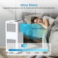 thumbnail image 2 of 10000 btu portable ac, 2 fan speeds, washable filter, cools 650 sq ft, 2 of 7