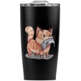thumbnail image 2 of Kawaii Cute Cat With Fish In Mouth Stainless Steel 20 oz Travel Tumbler, Vacuum Insulated & Double Wall with Leakproof Sliding Lid | Great for Coffee/Hot Drinks and Cold Beverages, 2 of 6