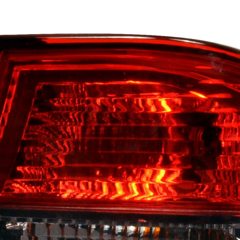 Spec-D Tuning Red Smoke Lens Tail Lights Compatible with BMW E46 3-Series  4Dr 1999-2001 L+R Pair Taillight Assembly
