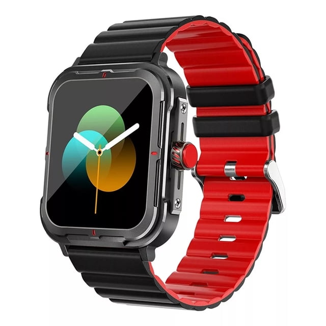 Smartwatch Reloj Inteligente Fralugio D09 Hr Bp Spo2 Rough Rojo Sport