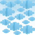 thumbnail image 1 of 16 piezas 3D nube azul colgante fieltro nube falsa techo pared decoración fiesta colgante ER, 1 of 5