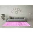 thumbnail image 3 of Ahgly Company Indoor Rectangle Abstract Pink Modern Area Rugs, 8' x 10', 3 of 4