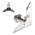 thumbnail image 4 of 30x30x30mm Metal Box Corner Protectors Electroplated Silver Tone 10 Pack, 4 of 5