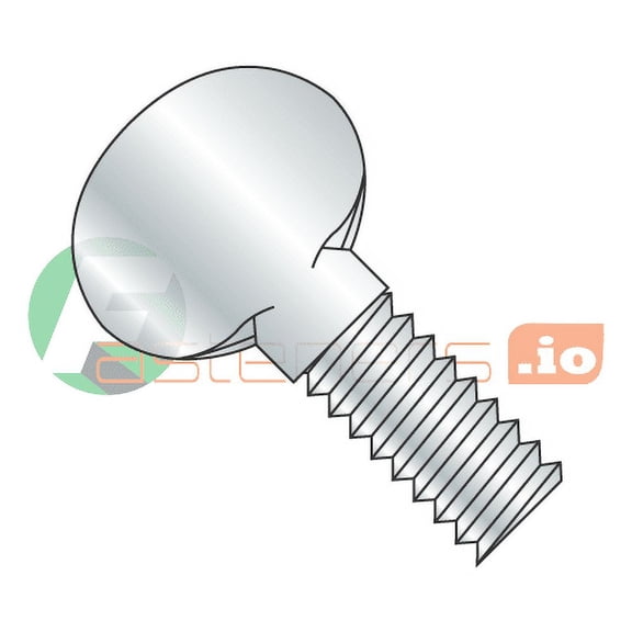 3/8-16 X 1" Thumb Screws / Type P / No Shoulder / Steel / Zinc (Quantity: 200 pcs)