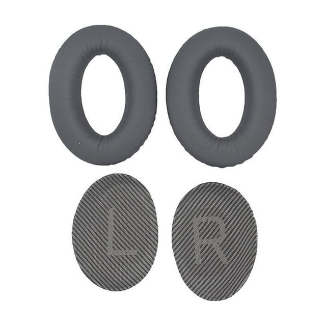 ZheElen Coussinets d'Écouteurs Réduction de Bruit Protection Respirante Remplacement QC25 Écouteurs Gris Foncé 1Ensemble