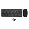 thumbnail image 1 of 2.4G Wireless Keyboard Mouse Combo Ergonomic 64 Key Keyboard 3 DPI Adjustable USB Mouse for Desktop PC Tablets, 1 of 8
