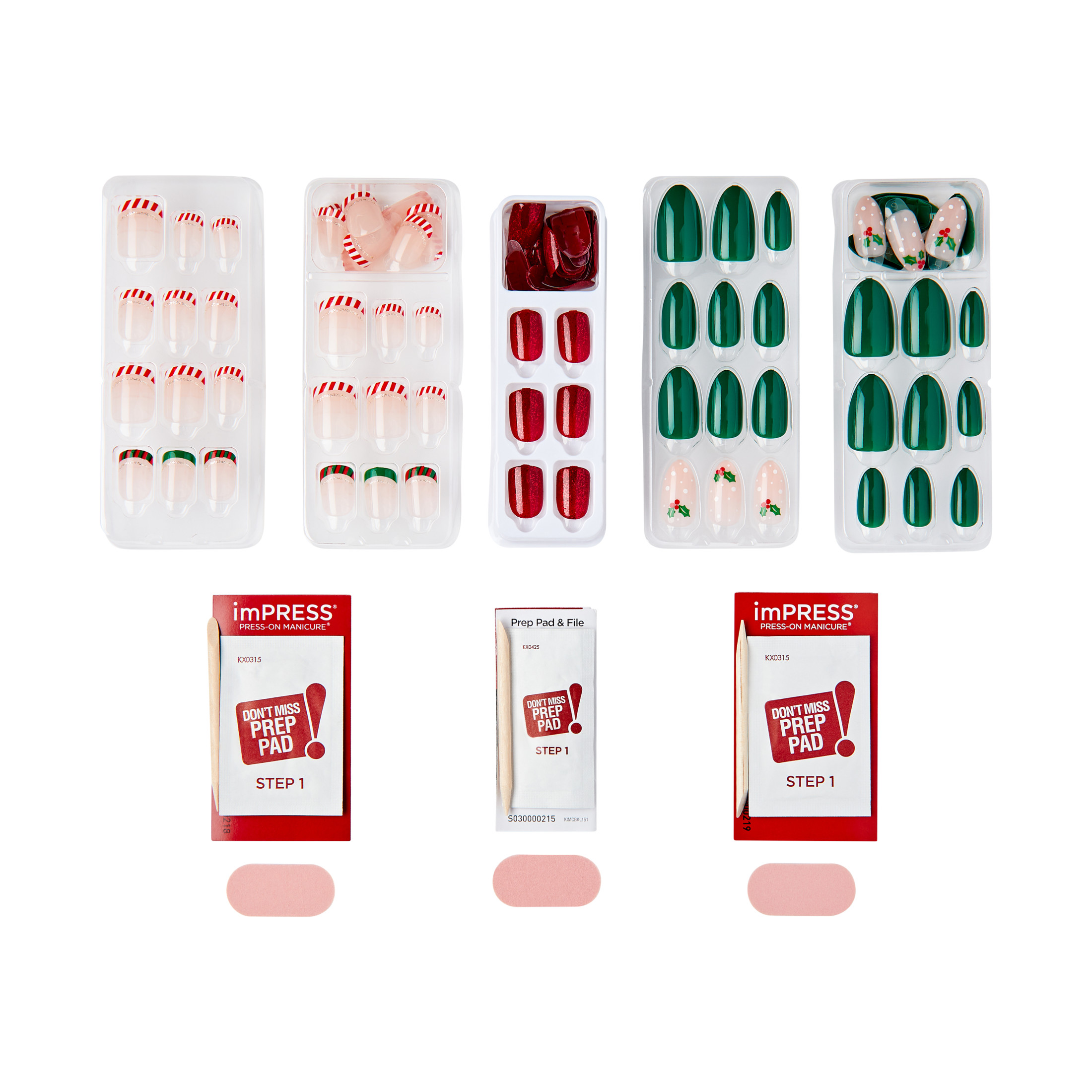 (7 pack) KS imPRESS Nails Holiday Gift Set 10 - 3