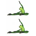 thumbnail image 2 of FC Design 2-Piece Frog Doing Yoga Head to Knee Pose 8"H Statue Funny Animal Decoration Figurine, 2 of 2