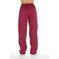 thumbnail image 3 of Just Love Stretch Solid Scrub Pants for Women 6825-WHT-S (Burgundy, X-Large), 3 of 3