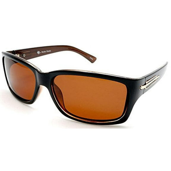 Men's Polarized Wide Classic Sport Sunglasses - Harrison Ford Style Samba Shades