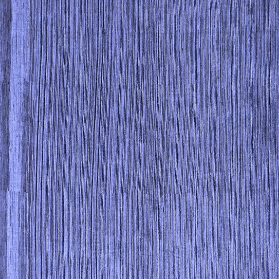 Ahgly Company Indoor Square Abstract Blue Modern Area Rugs, 5' Square