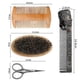 thumbnail image 5 of Beard Brush Set Double-Sided Styling Comb Scissors Repair Model, grooming kit for men., 5 of 5