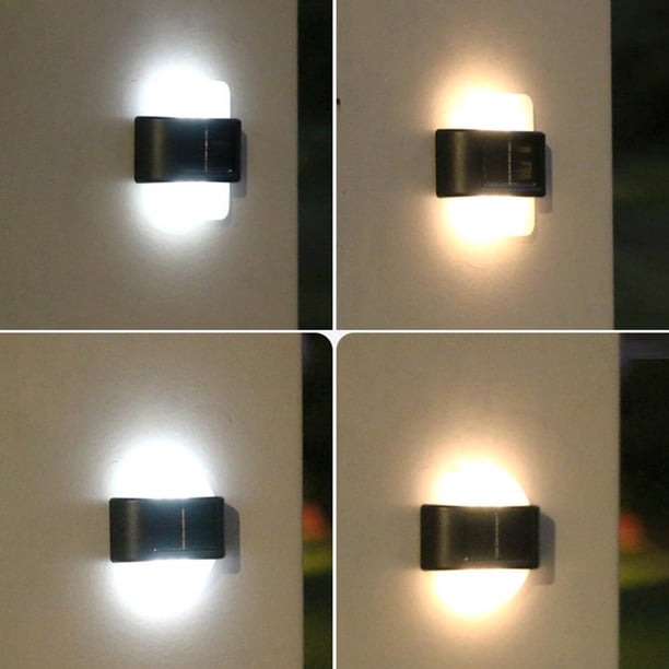 Lámpara 2 paquetes de luz solar para decoración de jardín, solar para exteriores para el hogar (luz blanca cuadrada) Likrtyny Para estrenar