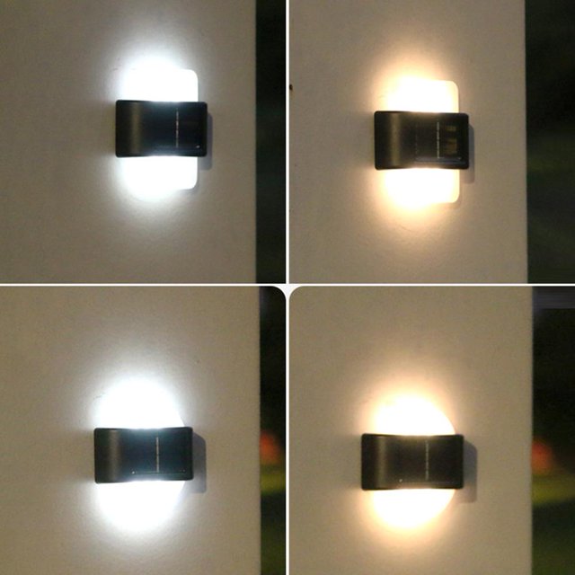 Lámpara 2 paquetes de luz solar para decoración de jardín solar para exteriores para el hogar (luz cálida cuadrada) Sywqhk Para estrenar