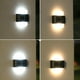 thumbnail image 1 of Lámpara 2 paquetes de luz solar para decoración de jardín, solar para exteriores para el hogar (luz blanca cuadrada) Likrtyny Para estrenar, 1 of 8
